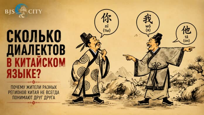 Сколько диалектов в китайском языке?