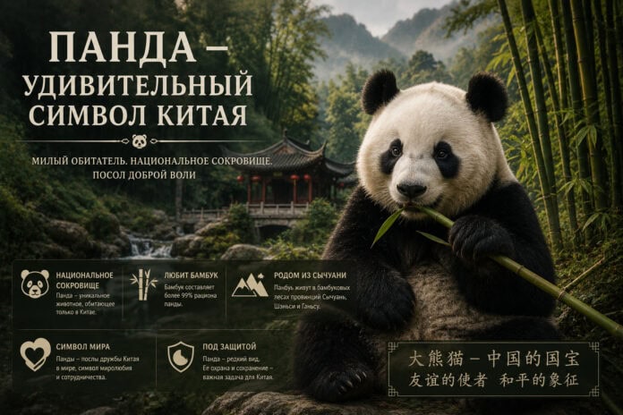 Панда – удивительный символ Китая
